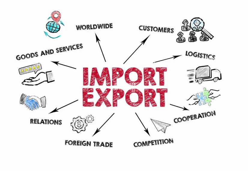 Import and export logistics operations